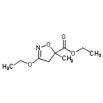 CAS#: 155431-01-9, Ethyl 3-Ethoxy-5-Methyl-4,5-Dihydro-1,2-Oxazole-5-Carboxylate