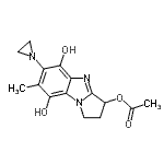 CAS#: 155474-51-4, 6-(1-Aziridinyl)-5,8-Dihydroxy-7-Methyl-2,3-Dihydro-1H-Pyrrolo[1,2-a]Benzimidazol-3-Yl Acetate
