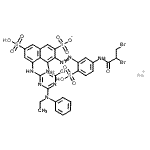 CAS#: 155522-14-8, Sodium 5-({4-Chloro-6-[Ethyl(Phenyl)Amino]-1,3,5-Triazin-2-Yl}Amino)-3-({5-[(2,3-Dibromopropanoyl)Amino]-2-Sulfophenyl}Diazenyl)-4-Hydroxy-7-Sulfo-2-Naphthalenesulfonate