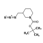 CAS#: 155541-67-6, 2-Methyl-2-Propanyl 3-(Azidomethyl)-1-Piperidinecarboxylate