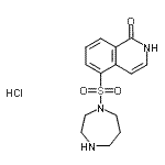 CAS#: 155558-32-0, 5-(1,4-Diazepan-1-Ylsulfonyl)-1-Isoquinolinol Hydrochloride (1:1)