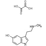 CAS#: 15558-50-6, 3-[2-(Methylamino)Ethyl]-1H-Indol-5-Ol Ethanedioate (1:1)