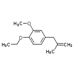 CAS#: 155583-53-2, 1-Ethoxy-2-Methoxy-4-(2-Methyl-2-Propen-1-Yl)Benzene