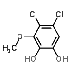CAS#: 155593-19-4, 4,5-Dichloro-3-Methoxy-1,2-Benzenediol