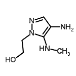CAS#: 155601-26-6, 2-[4-Amino-5-(Methylamino)-1H-Pyrazol-1-Yl]Ethanol