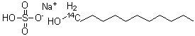 CAS 登录号：155614-07-6， 1-十二烷醇-1-14C 硫酸氢酯钠盐