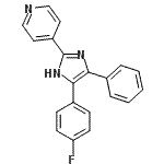 CAS 登录号：155698-28-5， 4-[5-(4-氟苯基)-4-苯基-1H-咪唑-2-基]吡啶