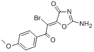 CAS#: 155717-86-5, (5Z)-2-Amino-5-[1-Bromo-2-(4-Methoxyphenyl)-2-Oxoethylidene]-1,3-Oxazol-4-One