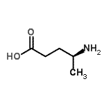 CAS#: 1558-59-4, (4S)-4-Aminopentanoic Acid