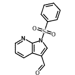 CAS 登录号：155819-08-2， 1-(苯磺酰基)-1H-吡咯并[2,3-b]吡啶-3-甲醛