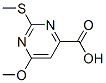CAS#: 15584-03-9, 6-Methoxy-2-Methylsulfanyl-Pyrimidine-4-Carboxylic Acid