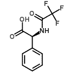 CAS 登录号：155894-96-5， (2S)-苯基[(三氟乙酰基)氨基]乙酸