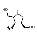 CAS#: 155935-60-7, [(2R,3R,4R)-3-Amino-2,4-Pyrrolidinediyl]Dimethanol