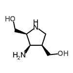 CAS#: 155935-61-8, [(2S,3R,4R)-3-Amino-2,4-Pyrrolidinediyl]Dimethanol