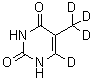 CAS#: 156054-85-2, 5-(<Sup>2</Sup>H<Sub>3</Sub>)Methyl-2,4(1H,3H)-(6-<Sup>2</Sup>H)Pyrimidinedione
