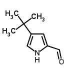 CAS#: 156245-57-7, 4-(2-Methyl-2-Propanyl)-1H-Pyrrole-2-Carbaldehyde