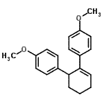 CAS#: 15638-16-1, 1,1'-(2-Cyclohexene-1,2-Diyl)Bis(4-Methoxybenzene)
