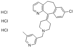 CAS#: 156611-76-6, 8-Chloro-6,11-Dihydro-11-[1-[(5-Methyl-3-Pyridinyl)Methyl]-4-Piperidinylidene]-5H-Benzo[5,6]Cyclohepta[1,2-b]Pyridine Hydrochloride (1:3)