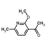 CAS 登录号：156630-73-8， 1-(2-甲氧基-6-甲基-3-吡啶基)乙酮