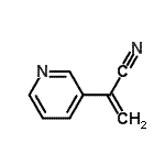 CAS 登录号：156789-18-3， 2-(3-吡啶基)丙烯腈
