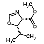CAS#: 156808-49-0, Methyl (4S,5S)-5-Isopropyl-4,5-Dihydro-1,3-Oxazole-4-Carboxylate