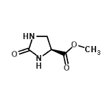 CAS 登录号：157001-86-0， 甲基(4S)-2-氧代-4-咪唑烷羧酸酯