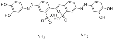 CAS#: 1571-36-4, 2,2'-(1,2-Ethenediyl)Bis[5-[2-(3,4-Dihydroxyphenyl)Diazenyl]-Benzenesulfonic Acid Ammonium Salt(1:2)