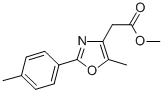 CAS 登录号：157169-68-1， 5-甲基-2-(4-甲基苯基)-4-恶唑乙酸甲酯