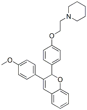 CAS#: 157173-60-9, 1-[2-[4-[3-(4-Methoxyphenyl)-2H-Chromen-2-Yl]Phenoxy]Ethyl]Piperidine