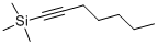 CAS 登录号：15719-56-9， 1-庚炔-1-基三甲基-硅烷