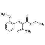 CAS#: 15725-24-3, Ethyl (2E)-2-(2-Methoxybenzylidene)-3-Oxobutanoate