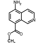 CAS#: 157252-29-4, Methyl 5-Amino-8-Isoquinolinecarboxylate