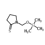 CAS 登录号：157439-39-9， 1-{[(三甲基硅烷基)氧基]甲基}-2-吡咯烷硫酮