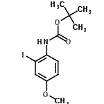CAS#: 157496-75-8, 2-Methyl-2-Propanyl (2-Iodo-4-Methoxyphenyl)Carbamate