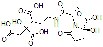 CAS 登录号：157568-17-7， 5-[[(2S)-2-[(2R)-2-羧基-2-羟基-5-氧代吡咯烷-1-基]丙酰]氨基]-2-羟基戊烷-1,2,3-三羧酸