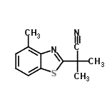 CAS#: 157763-74-1, 2-Methyl-2-(4-Methyl-1,3-Benzothiazol-2-Yl)Propanenitrile