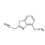 CAS#: 157764-02-8, (4-Methoxy-1,3-Benzothiazol-2-Yl)Acetonitrile