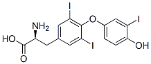 CAS#: 15785-49-6, O-(4-Hydroxy-3-Iodophenyl)-3,5-Diiodo-L-Tyrosine, Labeled With (125I)Iodine