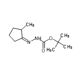 CAS#: 158000-63-6, 2-Methyl-2-Propanyl (2Z)-2-(2-Methylcyclopentylidene)Hydrazinecarboxylate