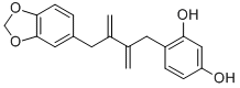 CAS#: 158081-97-1, 4-[3-(1,3-Benzodioxol-5-Ylmethyl)-2-Methylidenebut-3-Enyl]Benzene-1,3-Diol