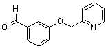 CAS 登录号：158257-82-0， 3-(2-吡啶基甲氧基)苯甲醛