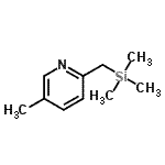CAS 登录号：158588-03-5， 5-甲基-2-[(三甲基硅烷基)甲基]吡啶