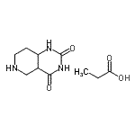 CAS#: 158588-05-7, Propanoic Acid - Hexahydropyrido[4,3-d]Pyrimidine-2,4(1H,3H)-Dione (1:1)