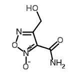 CAS#: 158590-73-9, 4-(Hydroxymethyl)-1,2,5-Oxadiazole-3-Carboxamide 2-Oxide
