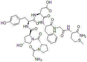 CAS#: 158641-27-1, Glycyl-prolyl-hydroxyprolyl-tyrosyl-aspartyl-phenylalanyl-glycyl-methioninamide