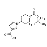 CAS#: 158654-89-8, 1-(1-{[(2-Methyl-2-Propanyl)Oxy]Carbonyl}-4-Piperidinyl)-1H-Imidazole-4-Carboxylic Acid