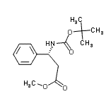 CAS#: 158807-51-3, Methyl (3R)-3-({[(2-Methyl-2-Propanyl)Oxy]Carbonyl}Amino)-3-Phenylpropanoate