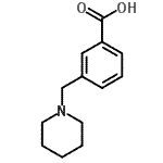 CAS#: 158861-24-6, 3-(1-Piperidinylmethyl)Benzoic Acid
