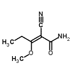 CAS#: 158951-25-8, (2Z)-2-Cyano-3-Methoxy-2-Pentenamide