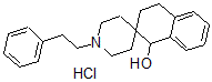 CAS 登录号：158999-15-6， 1'-苯乙基螺[3,4-二氢-1H-萘-2,4'-哌啶]-1-醇盐酸盐